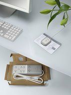 Belkin 8-Outlet Conserve Switch&#129; Surge Protector with 4-Foot Cord and Remote, F7C01008q N24