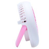 Small Desk Fan,Ladyker 5 Inch Rechargeable Portable Handheld Mini USB Fans for Travelling Camping Car Office Desktop... N9