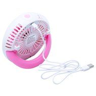 Small Desk Fan,Ladyker 5 Inch Rechargeable Portable Handheld Mini USB Fans for Travelling Camping Car Office Desktop... N10