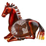 Deco Breeze Decorative Figurine Table Fan, Horse, 18-Inch Tall by 19-Inch Wide N2