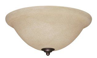 Emerson Ceiling Fans LK70AB Amber Mist Light Fixture for Ceiling Fans, Medium Base CFL N2