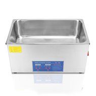 OrangeA Ultrasonic Cleaner Ultrasonic Cleaner Solution Heated Ultrasonic Cleaner 15L for Jewelry Watch Cleaning... N20