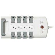 Pivoting 12 Outlet Power Surge Block W/Flat Plug N2