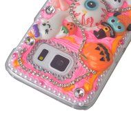 Spritech(TM) 3D Handmade Crystal Phone Case for Samsung Galaxy S6 Edge,Helloween Style Monster Pumpkin Design... N3