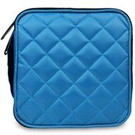 32 Capacity CD / DVD Wallet, 230D Space Twill Cover, Various Colors - Blue N9