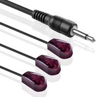 TNP IR Emitter Extender Extension Cable (10 Feet) - Triple 3 Head 3.5mm Jack Infrared Red Transmitter Blaster... N4