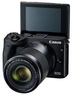 Canon EOS M3 Mirrorless Camera (Black) with EF-M 18-55mm IS STM and EF-M 55-200mm IS STM Lenses - International... N3