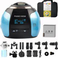GBD Wireless 360 Degree Panoramic Camera 3D VR Live Video Full View Action Sports Camera with WiFi Waterproof... N5