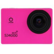 Generic Pangu 1080P 1.5 Inch 12MP 170 Degree Full HD Micro USB 2.0 Wifi SJ4000 Sports DV Camera (Pink)
