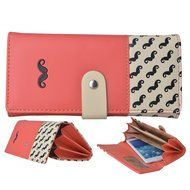 Spritech(TM) Women Girl PU Leather Clutch Wallet Credit Card Holder Zip Phone Handbag N95