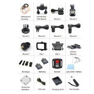EKEN H8R Wifi Waterproof Action Camera (Silver) + Sony IMX Sensor + Dual Screen + 170 Degree + 2.4G Remote N5