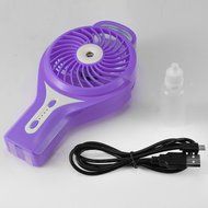 Dealpeak USB Rechargeable Handheld Mini Fan with Cooling Mist as Personal Cooling Humidifier for Home Office and... N2