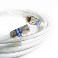 150ft WHITE RG6 DIGITAL Coaxial Cable Shielded PVC jacket RATED UL ETL CATV RoHS 75 Ohm RG6 Digital Audio Video...