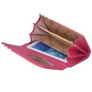 Spritech(TM) Women Girl PU Leather Clutch Wallet Credit Card Holder Zip Phone Handbag N106