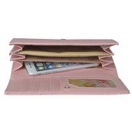 Spritech(TM) Women Girl PU Leather Clutch Wallet Credit Card Holder Zip Phone Handbag N108