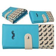 Spritech(TM) Women Girl PU Leather Clutch Wallet Credit Card Holder Zip Phone Handbag N109