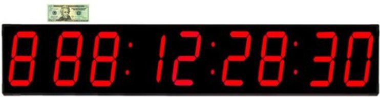 Large Digital Clock with Stopwatch - Huge 7&quot; 1000 Days Countdown, Countup Clock/Timer with Remote Control