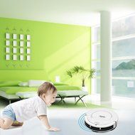 AGDA@ Robotic Vacuum Cleaner Robot Floor Cleaning for Pet Hair Dirt Dust and Hardwood Floors,with Self Charging... N8