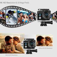 Iearl IE8000 Ultra HD 4K Sport Action Camera 2 Inch WiFi HDMI 16MP 30M Waterproof 170 Degrees Wide Viewing Angle... N21