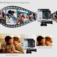 Iearl IE8000 Ultra HD 4K Sport Action Camera 2 Inch WiFi HDMI 16MP 30M Waterproof 170 Degrees Wide Viewing Angle... N23