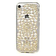 iPhone 7 Case (4.7 inch) - Shockproof Soft TPU Rubber Skin Gel Bumper Case Laser Carving Sunflower Transparent... N6