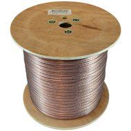 GLS Audio Premium 12 Gauge 500 Feet Speaker Wire - True 12AWG Speaker Cable 500ft Clear Jacket - High Quality... N3