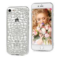 iPhone 7 Case (4.7 inch) - Shockproof Soft TPU Rubber Skin Gel Bumper Case Laser Carving Sunflower Transparent... N7