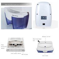 MSJ Portable Dehumidifier with 250ml/day Dehumidification 500ml Water Tank Air Dehumidifier Compact Moisture Absorber...