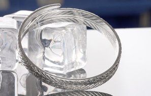 New Fashion Jewelry Women&#039;s Silver Plated Feather Open Cuff Bangle Bracelet N5