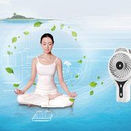 Dealpeak USB Rechargeable Handheld Mini Fan with Cooling Mist as Personal Cooling Humidifier for Home Office and... N6