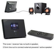 Ocean Digital Internet radio IRT01C WiFi WLAN Wireless Adapter Tuner Receiver with Bluetooth Connection Desktop... N3