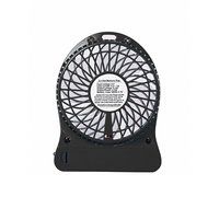 Xcellent Global 4 Inch Vanes Portable Fan USB Handheld Rechargeable Battery Powered Desktop Fan with 3-level Speed... N5
