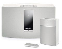 Bose SoundTouch 20 and 10 Wireless Music System Bundle 2-Pack White N3