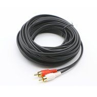 Pasow 3.5mm Stereo Male to 2RCA Male (Right and Left) RCA Audio Cable (30 Feet) N6
