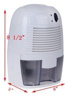 TMS Portable Quiet Electric Home Air Room Mini Dehumidifier Drying Moisture Absorber
