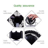 SUNPOLLO Desktop USB Fan, Mini Table Fan for Home and Office (USB Powered, Large Airflow, Personal Cooling, Quiet... N2