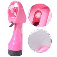 JOJOO Battery Operated Handheld Water Spay Fan Portable Water Misting Fan with Bottle Water Misting + a Lanyard...