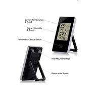 DYKIE RS8428B5-BK Indoor Thermometer Hygrometer Monitor Black N4