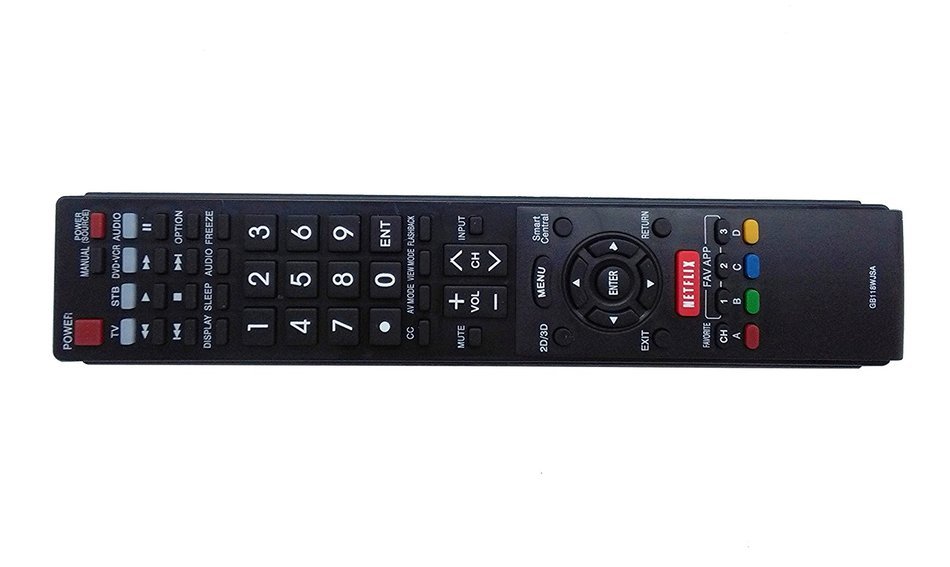 New VINABTY Replacd Remote Controller GB118WJSA fit for Sharp tv LC52LE640 LC40LE835ULC46LE540U LC42LE540U LC52LE640U... N3