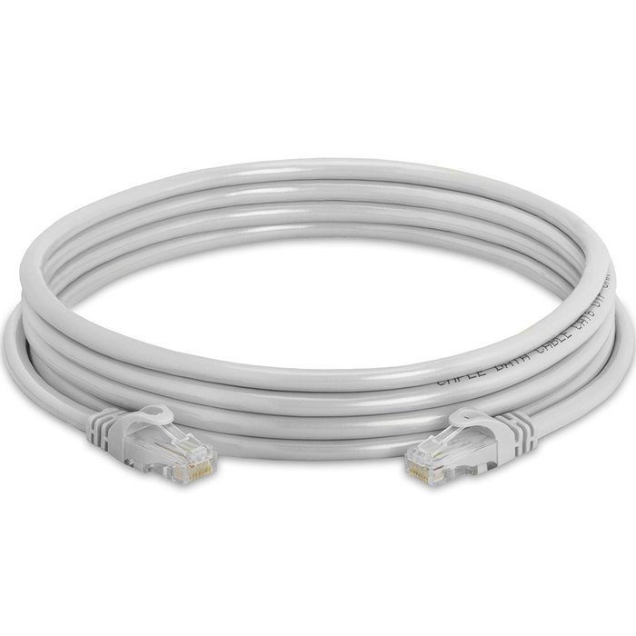 Cmple - CAT 6 500MHz UTP ETHERNET LAN NETWORK CABLE - 100 FT Gray N40