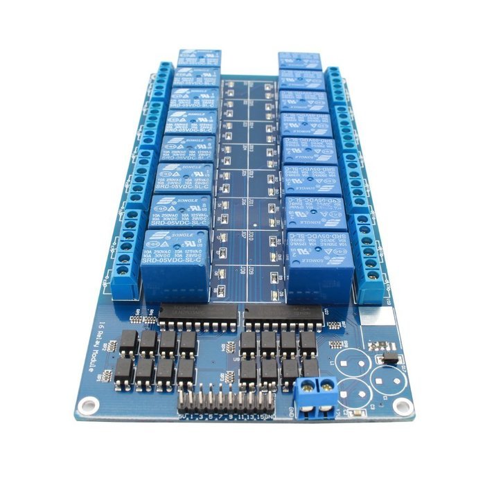 Anycubic 5V 16 Channel Relay Module Board with Optocoupler Protection LM2576 Power for Arduino PIC AVR MCU DSP... N5
