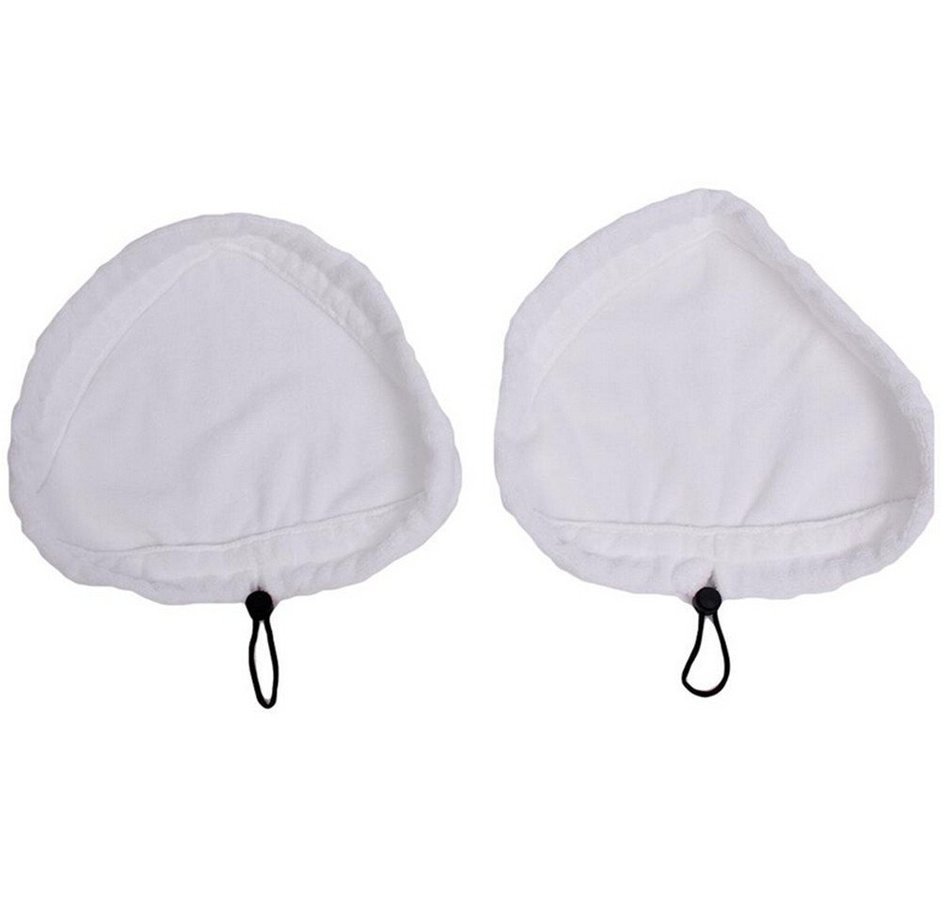 2pcs Houisehold Triangle Washable Microfibre Steam Mop Floor Replacement Pads N2