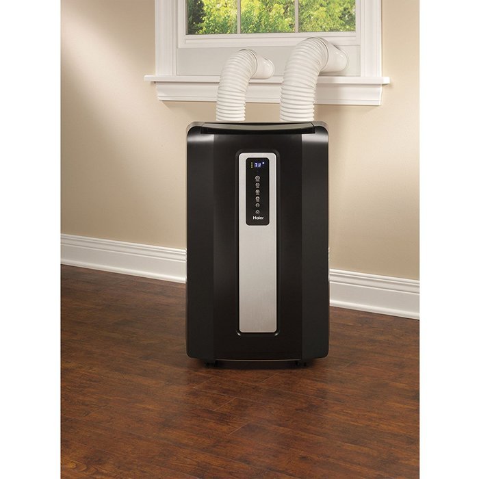 Haier 12000 BTU Portable Air Conditioner, Black N4