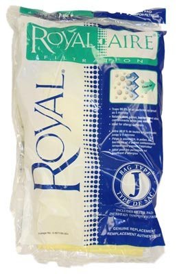Royal / Dirt Devil Type J Royal-Aire Micro-Filtration Vacuum Bags 3-467130-001 - 3 bags + 1 Filter - Genuine