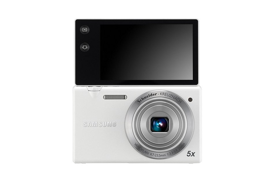 Samsung Multiview MV800 16.1MP Digital Camera with 5x Optical Zoom White N3