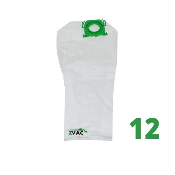 12 Hoover Y Bags by ZVac, Premium Vacuum Bags For Upright Windtunnel Vacuum Cleaners (12, HVR YZ) N42