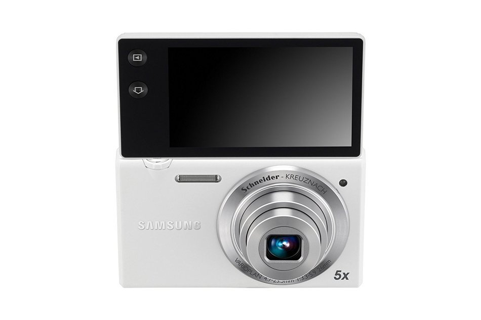 Samsung Multiview MV800 16.1MP Digital Camera with 5x Optical Zoom White N5