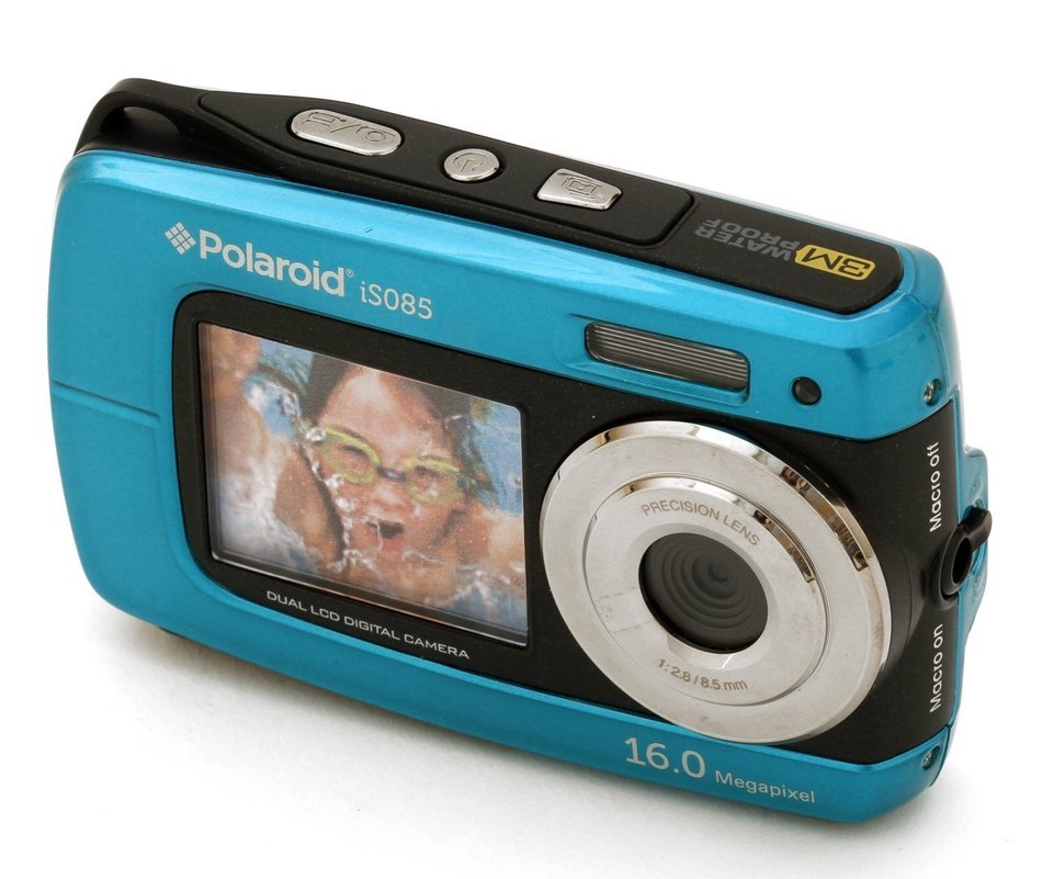 Polaroid IS085-BLU-COP 16 Digital Camera with 2.7-Inch LCD (Blue) N2