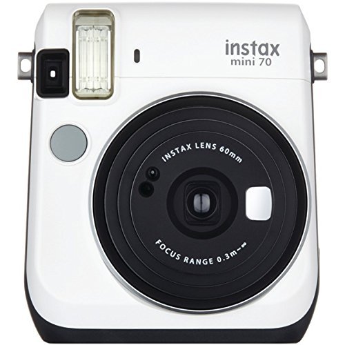 FUJIFILM 16496043 Instax(R) Mini 70 Instant Camera (White)