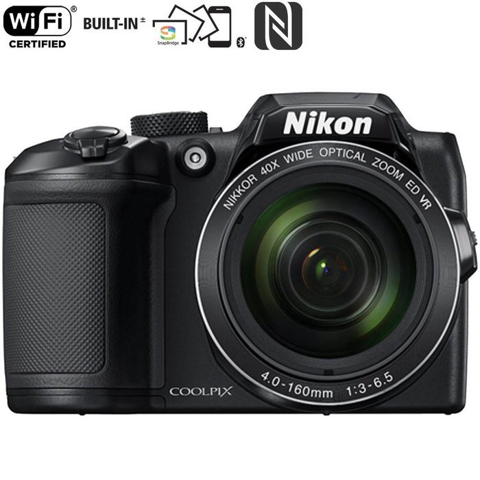 Nikon COOLPIX B500 16MP 40x Optical Zoom Digital Camera with wifi - Red (Certified Refurbished) N9